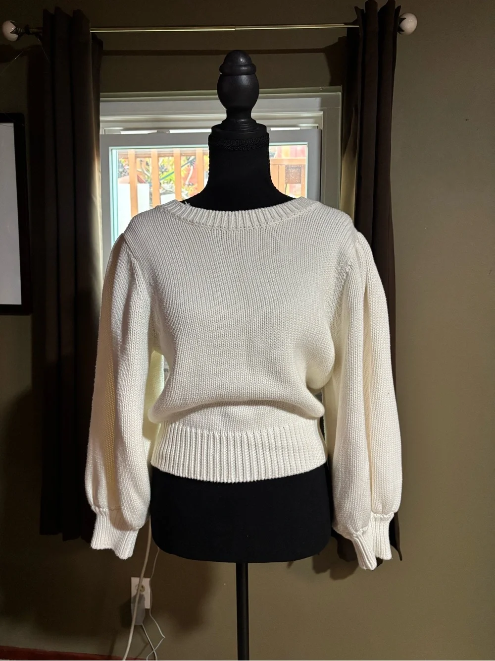Heidi Merrick Dutchess Cream Sweater - Picture 3 of 12